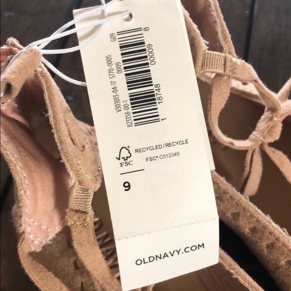 Old Navy Suede Ballet Flats with Purple Tassel - Picture 5 of 6